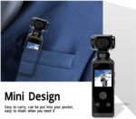 Dpofirs Portable​ ​​4K Action Camera with 270° Rotatable Anti-Shake & 30m - HD Underwater Video Cam with Mic for Diving Riding Outdoor Sports - Image 4