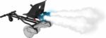 Hover-1 Raptor-1 Buggy Hoverboard Attachment | Turbo LED Lights, Compatible with All 6.5" & 8" Hoverboards, Hand-Operated Rear Wheel Control, Adjustable Frame, Easy Install Hoverboard Go Kart - Image 4