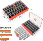 KastKing HyperSeal Waterproof Tackle Box, 3700 Deep Tackle Trays, Fishing Tackle Box Organizer With Removable Dividers, Fishing Gear & Fishing Accessories Storage - Image 6