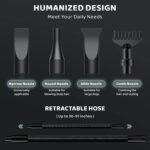 Dog-Hair-Dryer, 5.2HP/ 3800W High Velocity Pet Blow Dryer with Heater for Grooming, Speed Temperature Adjustable Dog Blower Grooming Dryer with 4 Nozzles - Image 4