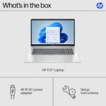 HP 17.3 inch Laptop, HD+ Display, AMD Ryzen 5 7520U, 16 GB RAM, 512 GB SSD, AMD Radeon Graphics, Windows 11 Home, Natural Silver, 17-cp2199nr - Image 5