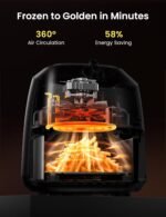 COMFEE' Compact 2.1 Quart Air Fryer with 12 Menu Options, Adjustable Timer & Temperature Control 180-400 degrees F, Dishwasher-Safe Nonstick Fry Basket - Image 4
