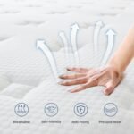 Full Size Mattress, 12 Inch Hybrid Mattress in a Box with Independent Pocket Spring - Zoned Support, Soft and Comfortable, Pressure Relief, Medium Firmness, CertiPUR-US Certified - Image 5