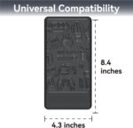 Airplane Phone Holder Mount, Travel Essentials Flexible Phone Holder, Airplane Tablet Holder for Flying, Desk, Compatible with iPhone, Smartphone, Tablet (Black Silk Screen) - Image 4