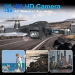 Drone with 4K Camera for Adults GPS Drone with 4.5” LCD Screen on Controller Follow Me Auto Return 5G Long Range Transmission Foldable RC Drones for Beginners Gifts Under 249g - Image 4