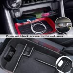 Upgraded Center Console Organizer Compatible with Toyota RAV4 2025 2024 2023 2022 2021 2020 2019 Interior Accessories, Gear Shift Storage Tray Secondary Box Insert Divider - 2pcs - Image 5