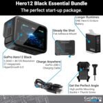 GoPro Hero12 Black E-Commerce Package - Waterproof Action Camera with 5.3K60 Ultra HD Video, 27MP Photos, HDR, 1/1.9" Image Sensor, Live Streaming, Webcam, Stabilization - Image 3