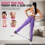 Ankle Resistance Bands with Cuffs, Home Gym Workout Equipment, Lifting Glute Butt Exercise Equipment for Women, Ankle Weights Fitness Set, Leg Booty Equipment for Training Perfect Body Shape - Image 3