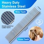 Professional 4 in 1 Dog Grooming Scissors Kit with Safety Round Tips, Sharp and Durable Pet Grooming Shears for Dogs and Cats. - Image 5