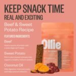 Ollie Jerky Dog Treats Variety Pack, Chicken and Apple and Beef and Sweet Potato Bundle, All Natural, Healthy, Made with Real Meat 10 Oz. Pack of 2 - Image 5