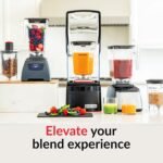Blendtec Total Blender Classic - Includes FourSide Jar (75 oz) - 10-Speed Professional-Grade - High-Power Kitchen Blender with 6 Pre-Programmed Cycles - Black - Image 3