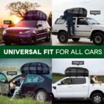 21 Cubic Feet Car Rooftop Soft Shell Cargo Carrier, 100% Waterproof - Car Storage for All Vehicle with/Without Racks - Attached Anti Slip Mat, Storage Bag, 6 Door Hooks and 6 Straps - Image 7