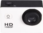 Action Camera Kit 1080P 12MP 30m Outdoor Sports Video Camera USB 2.0 Underwater Cam Full LCD Mini Camcorder with 900mAh Rechargeable Batteries and Mounting Accessories Kits(White) - Image 3