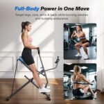 MERACH Upgraded Squat Machine for Women, Smart Row and Deep Squat Trainer with Tablet Stand, Adjustable Resistance & 350LB Weight Capacity, Foldable Home Exercise Equipment, Connect MERACH APP - Image 3