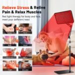 HALIDODO Red Light Therapy for Body, 940nm Red Light Therapy Lamp with Adjustable Stand, Infrared Light Therapy for Body, 660nm Red Light Lamp&850nm Redlight Therapy Device for Body Head Pet - Image 5