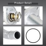 Thermostat Housing Replacement for Rainier Trailblazer Envoy Ascender Bravada 9-7X L6 4.2L 2002-2009 - Image 8