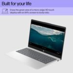 HP 14 inch Laptop, HD Touchscreen Display, AMD Ryzen 5 7520U, 8 GB RAM, 512 GB SSD, AMD Radeon Graphics, Windows 11 Home, Natural Silver, 14-em0499nr - Image 5