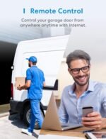 meross Smart Garage Door Opener Remote, Compatible with Apple HomeKit, Amazon Alexa, Google Assistant, SmartThings, Siri, CarPlay and Android, Universal WiFi Garage Controller, No Hub Required - Image 3