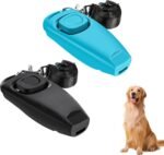 2-in-1 Dog Training Clicker Whistle for Training and Recall, Pet Training Accessories for Puppy, Cats, Horses & Small Animals - 2 Pack with Lanyard, Reward and Train Your Pets Efficiently - Image 2