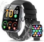 2025 Smart Watch for Men Women (Answer/Make Call), 1.96" HD Fitness Tracker Running Watch,IP68 Waterproof,Pedometer, Sleep/Step/Activity/Heart Rate Monitor,110+ Sport Mode Smartwatch for Android Phone - Image 2