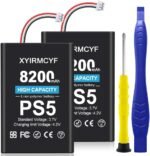2PCS Battery Compatible with PS5/LIP1708 (New Upgrade), 8200mAh New 0 Cycle High Capacity Battery for PlayStation 5 Controller CFI-ZCT1W - Image 2