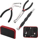 3-Piece Electrical Disconnect Pliers Set, 60 Degree Connector Separator, Car Fuel Line Breaking Tool - Image 2