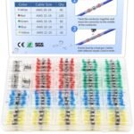 350 Pcs Solder Seal Wire Connectors Heat Shrink Butt Connectors Kit Marine Waterproof Wiring Electrical Cable Splice Terminals for Boat Automotive RV Trailer - Image 2