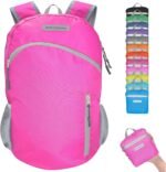 35L Foldable Waterproof Backpack For Outdoor Sports Travel Inside Wet Clothes Compartment Packable For Multiple - Image 2