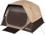 4 Person Blackout Camping Tent, Easy Setup Waterproof Family Dome Tent for Camping with Rainfly, Portable Double Layer Large Family Tent for Outdoor Camping&Hiking - Image 2