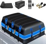 40 Cubic Feet Rooftop Cargo Carrier Bag, Waterproof Soft-Shell Car Roof Bag for All Vehicles SUV with/Without Rack, Car Top Luggage Storage Bag, Blue - Image 2