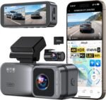 4K/2.5K Dash Cam Front and Rear, Dual Dash Camera for Cars, Included 64GB Card, Built-in Wi-Fi GPS,Car Camera with 3.20" IPS Screen,UHD Night Vision, Loop Recording, WDR, 24H Parking Monitor - Image 2