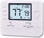 5-1-1 Day Programmable Thermostat for Home Conventional Single-Stage Systems, up to 1 Heat/ 1 Cool, (with White Backlight) - Image 2