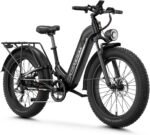 Aipas M1 Pro Electric Bike, 1800W Peak Motor Electric Bike for Adults, 48V 17.5Ah, 26'' x 4.0'' Fat Tire Electric Mountain Bike, Ebike with 85 Miles, 36MPH, 7 Speed 110Nm and Dual Suspension - Image 2
