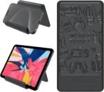 Airplane Phone Holder Mount, Travel Essentials Flexible Phone Holder, Airplane Tablet Holder for Flying, Desk, Compatible with iPhone, Smartphone, Tablet (Black Silk Screen) - Image 2