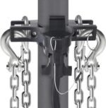 Aluminum Trailer Chain Holder,Travel Trailer Accessories with 7 Pin Trailer Plug Holder,Heavy Duty Towing Organizer Kit with 7 Way Plug Cover for Trailer RV Camper - Image 2