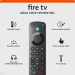 Amazon Fire TV Alexa Voice Remote Pro (newest model) with remote finder, TV controls, and backlit buttons - Image 2