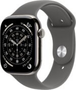 Apple Watch Series 11 [GPS + Cellular 46mm] Smartwatch with Natural Titanium Case with Stone Gray Sport Band - M/L. Sleep Score, Fitness Tracker, Health Monitoring, Always-On Display, Water Resistant - Image 2