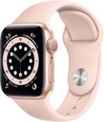 Apple Watch Series 6 (GPS, 40mm) - Gold Aluminum Case with Pink Sand Sport Band (Renewed) - Image 2