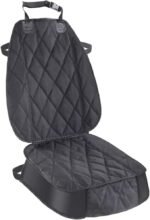 AsFrost Dog Seat Cover Cars Trucks SUVs, Thick 600D Waterproof Pet Car Seat Cover Dog, Heavy Duty & Wear-Resistant Durable Nonslip Backing with Side Flaps, Scratchproof Dog Front Seat Cover - Image 2