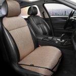 Auto Newer Luxury Breathable Car Seat Cover Fit Four Seasons, Universal Front of Car Seat Cushions, Bottom Seat Covers of Full Wrapped Edge,Universal Fit for 95% Cars,SUV,Pickup(Beige,1PCS) - Image 2