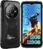 Blackview Fort 1 Rugged Phone Android 15,10000mAh Battery 12GB+128GB 2TB Expand Rugged Smartphone Unlocked, Gemini AI 6.56 Inch 90Hz, 4G T-Mobile Dual SIM IP69K Waterproof, Fingerprint/NFC/OTG/GPS - Image 2