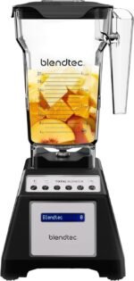 Blendtec Total Blender Classic - Includes FourSide Jar (75 oz) - 10-Speed Professional-Grade - High-Power Kitchen Blender with 6 Pre-Programmed Cycles - Black - Image 2