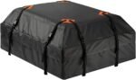 Blueshyhall Car Rooftop Cargo Carrier Bag, 15 Cubic Feet Waterproof Traveling Luggage Bag Black, Compatible with Cars with or Without Rack - Image 2