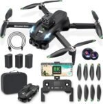 Camera Drones for Adults - V168 5G HD Brushless GPS Drone with Camera, 3 Batteries, Auto Return, Follow Me Mode, Obstacle Avoidance - Drones for Adults 14+ 1640ft Range FPV - Image 2