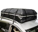 Car Roof Bag, 20 Cubic Feet Rooftop Cargo Carrier, 600D Waterproof Car Top Luggage Storage Bag for All Vehicles SUV with/Without Rack, Include Anti-Slip Mat, 8 Reinforced Straps, 6 Door Hooks - Image 2