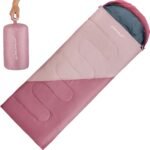 Clostnature Sleeping Bag for Adults and Kids - Lightweight Camping Sleeping Bag for Girls, Boys, Youths, Ultralight Backpacking Sleeping Bag for Cold Weather - Compression Sack Included(Left Zipper) - Image 2
