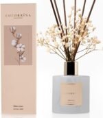 Cocorrína Reed Diffuser Set, Clean Linen 6.7 fl oz Scented Diffuser with Sticks Home Fragrance Reed Diffuser for Bathroom Shelf Decor - Image 2