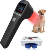 Cold Laser Therapy Device for Muscle & Joint, 4x808nm+16x650nm, Pain Relief, Accelerate Healing, Home Light Therapy for Dogs, Cats, Horses and Animals(Black) - Image 2