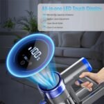 Cordless Vacuum Cleaner, 8-in-1 Strong Power Suction Stick Vacuum Cleaners with 2200 mAh Detachable Battery, Lightweight Self-Standing, 45 Mins Runtime for Home Low-Pile Carpet Pet Hair - Image 2