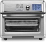 Cuisinart Air Fryer Toaster Oven, Digital Display, 1800 Watt Air Fryer Toaster Oven Combo with Adjustable Temperature and Controls, Stainless Steel Small Kitchen Appliance, TOA-65,Silver - Image 2